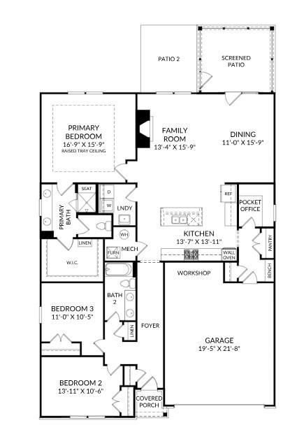 Property image 4 at 2022 Mantle Ridge Drive, Indian Trail, NC 28079