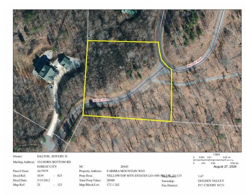 Property image 4 of 0 Arbra Mountain Way in Yellowtop Mountain Estates, Bostic, NC 28018