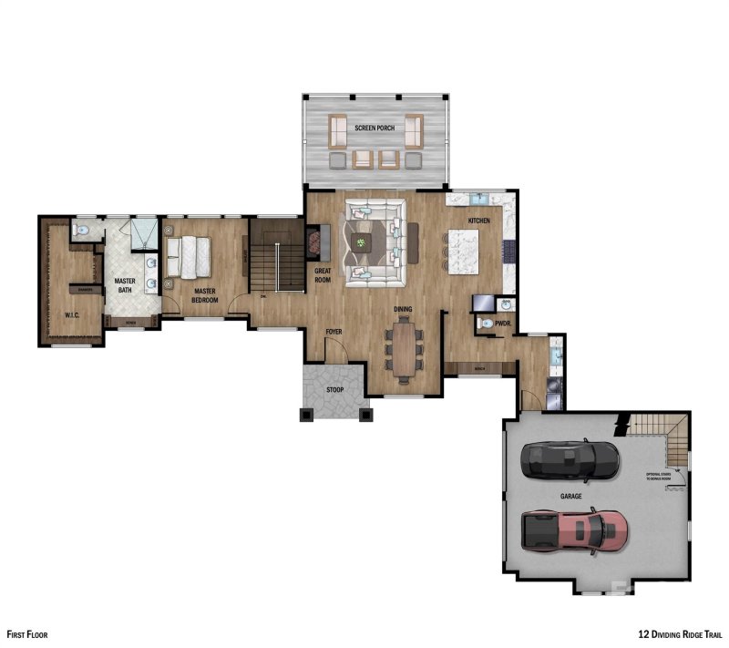 Property image 3 of 12 Dividing Ridge Trail in The Cliffs At Walnut Cove, Arden, NC 28704