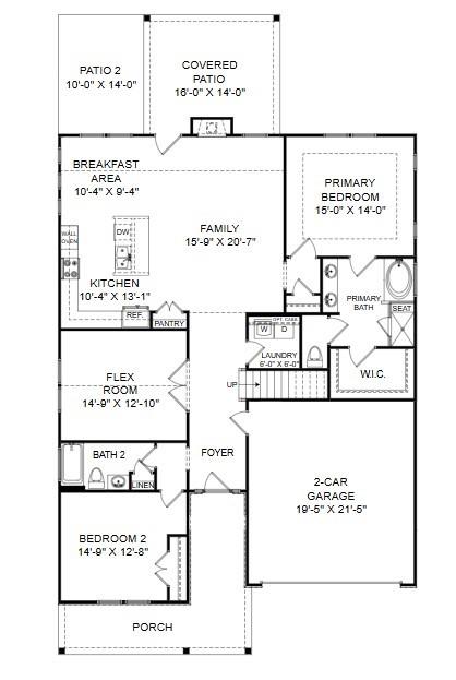 Property image 2 at 2033 Mantle Ridge Drive, Indian Trail, NC 28079