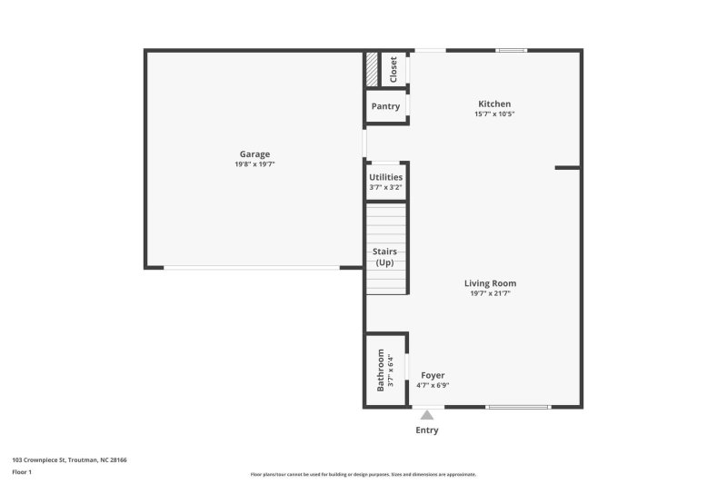 Property image 2 at 103 Crownpiece Street, Troutman, NC 28166