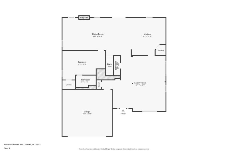 Property image 3 at 801 Mott Shue Drive, Concord, NC 28027