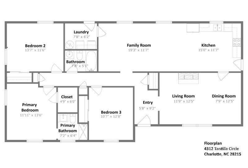 Property image 2 of 4312 Tantilla Circle in Delta Acres, Charlotte, NC 28215