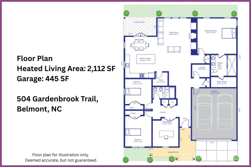 Property image 3 at 504 Gardenbrook Trail, Belmont, NC 28012