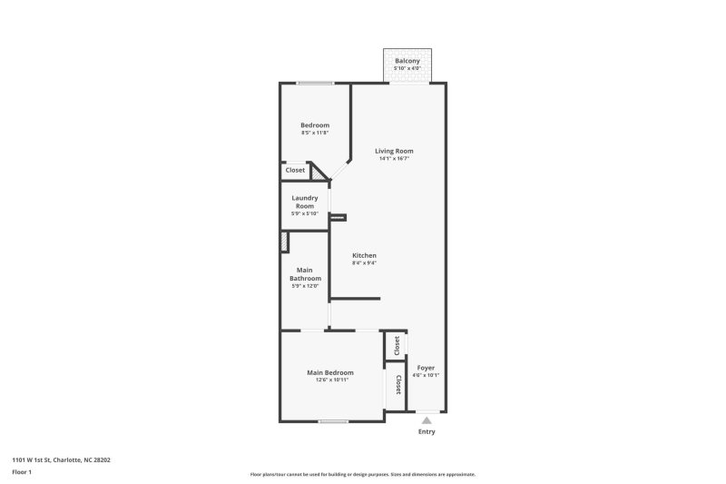 Property image 3 at 1101 W 1st Street, Charlotte, NC 28202