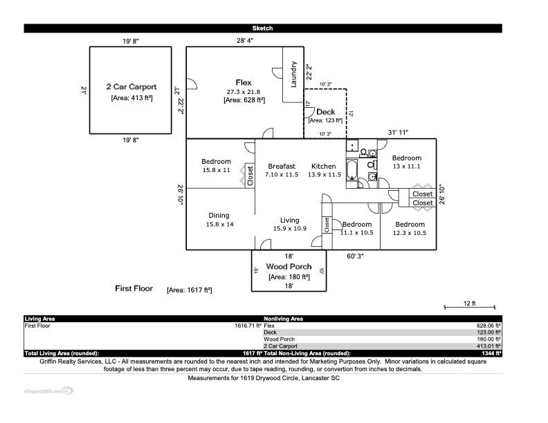 Property image 3 at 1619 Drywood Circle, Lancaster, SC 29720