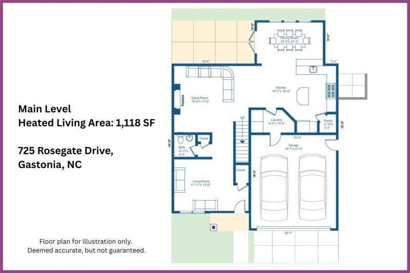 Property image 4 at 725 Rosegate Drive, Gastonia, NC 28056