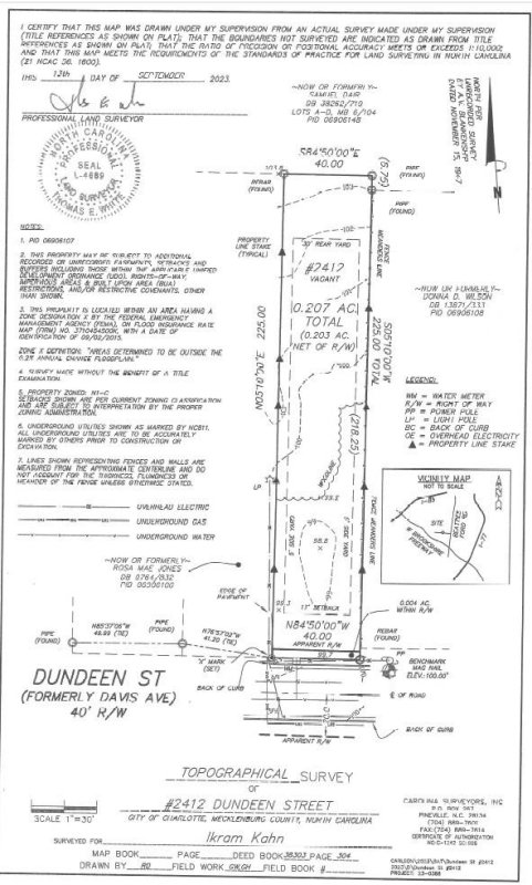 Property image 5 of 2412 Dundeen Street in Washington Heights, Charlotte, NC 28216