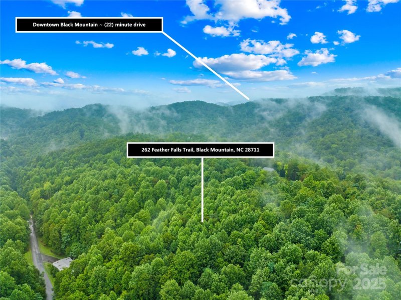 Property image 2 of 262 Feather Falls Trail in Catawba Falls Preserve, Black Mountain, NC 28762