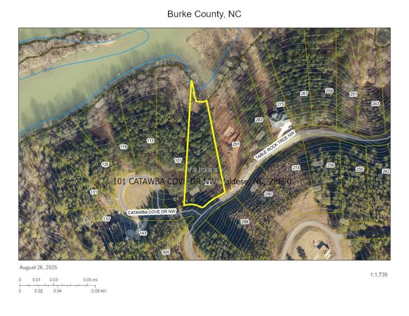 Property image 2 of 101 Catawba Cove Drive in Lake Rhodhiss Estates, Valdese, NC 28690