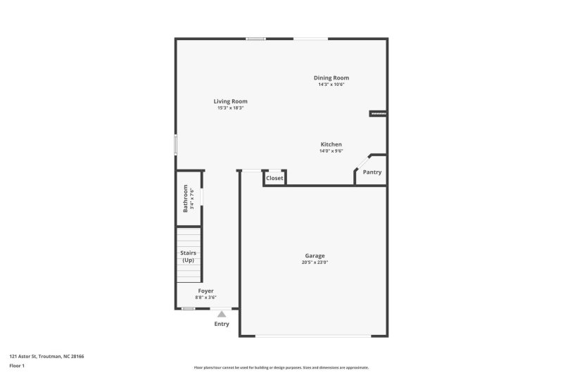 Property image 3 at 121 Astor Street, Troutman, NC 28166