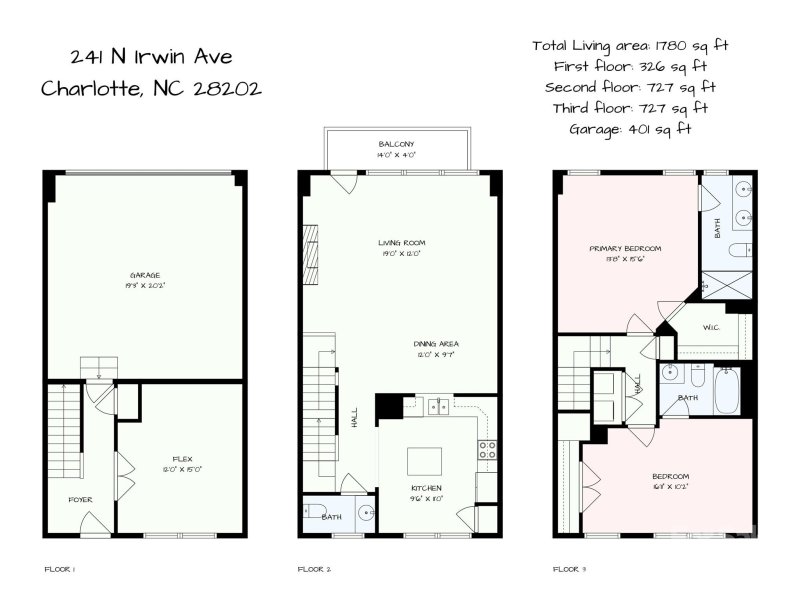 Property image 3 of 241 N Irwin Avenue in Fourth Ward, Charlotte, NC 28202