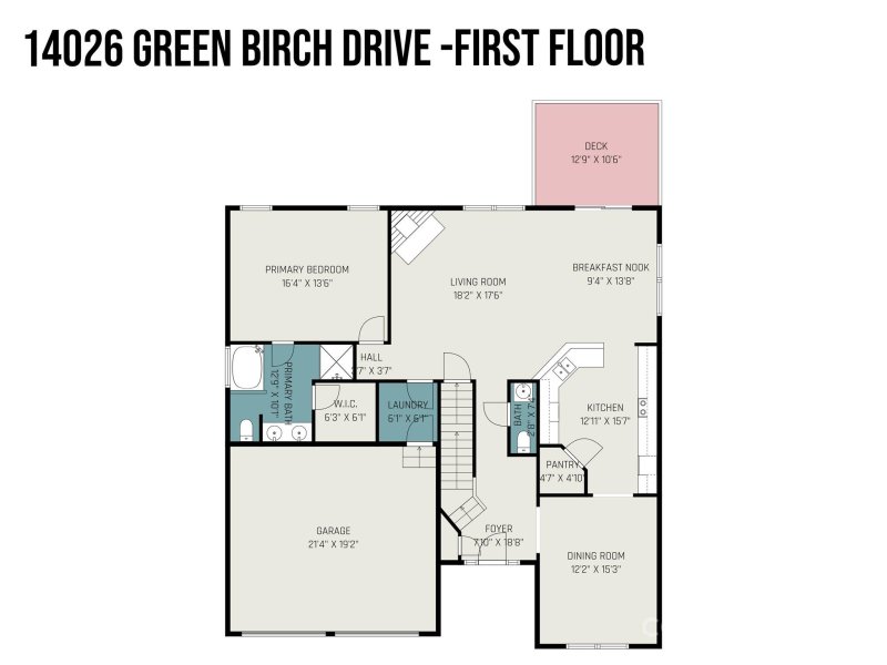 Property image 3 of 14026 Green Birch Drive in Carolina Village, Pineville, NC 28134