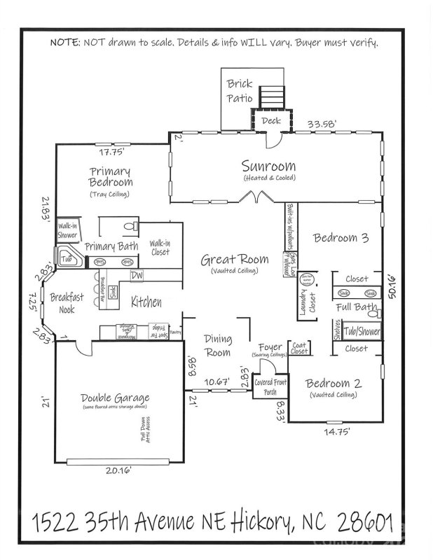 Property image 3 of 1522 35th Avenue in Colony Woods, Hickory, NC 28601