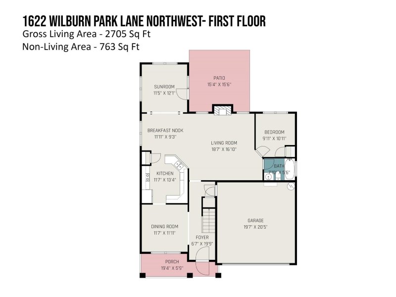 Property image 5 of 1622 Wilburn Park Lane in Highland Creek, Charlotte, NC 28269