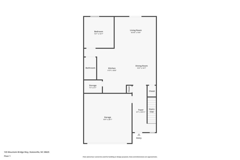Property image 4 of 125 Mountain Bridge Way in Sullivan Farm, Statesville, NC 28625