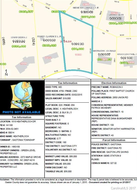 Property image 2 at 1618 Heatherloch Drive, Gastonia, NC 28054