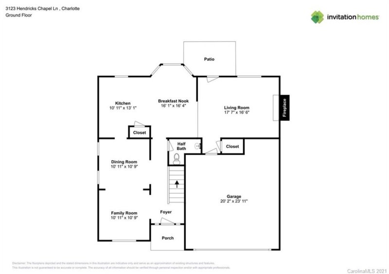 Property image 2 at 3123 Hendricks Chapel Lane, Charlotte, NC 28216