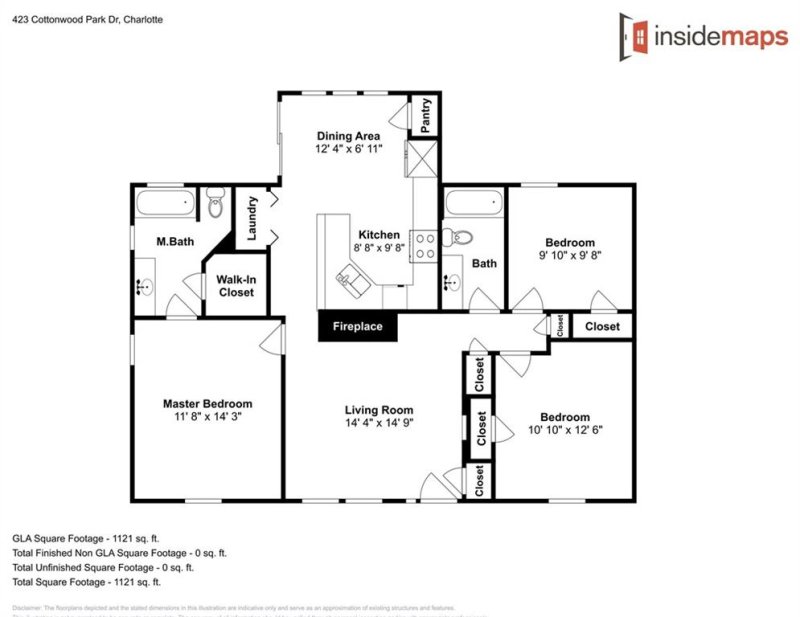 Property image 2 at 423 Cottonwood Park Drive, Charlotte, NC 28214