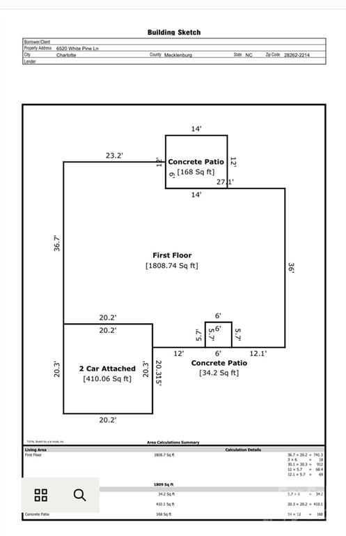 Property image 3 at 6520 White Pine Lane, Charlotte, NC 28262