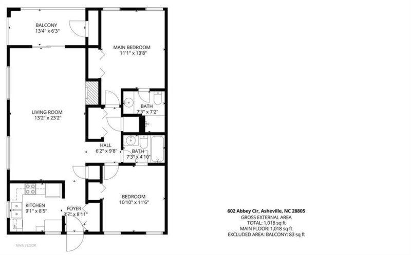 Property image 2 at 602 Abbey Circle, Asheville, NC 28805