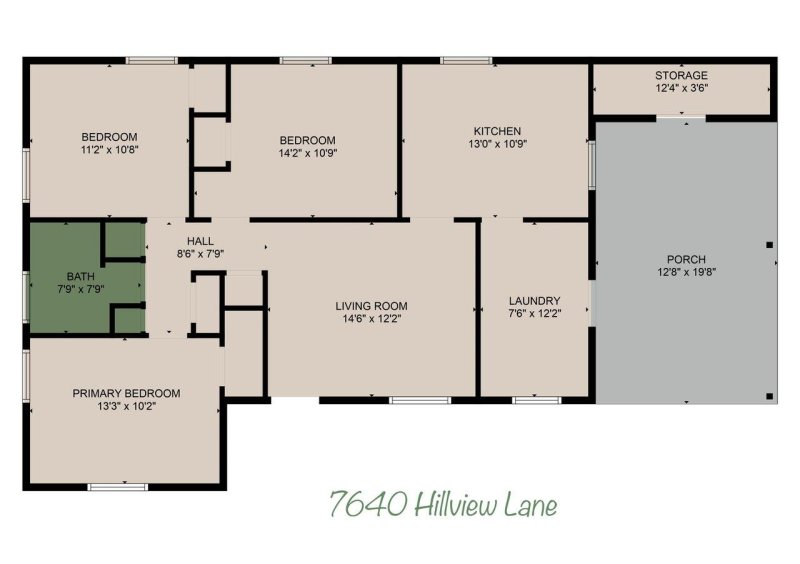 Property image 2 of 7640 Hillview Lane in Pepperhill, North Charleston, SC 29420
