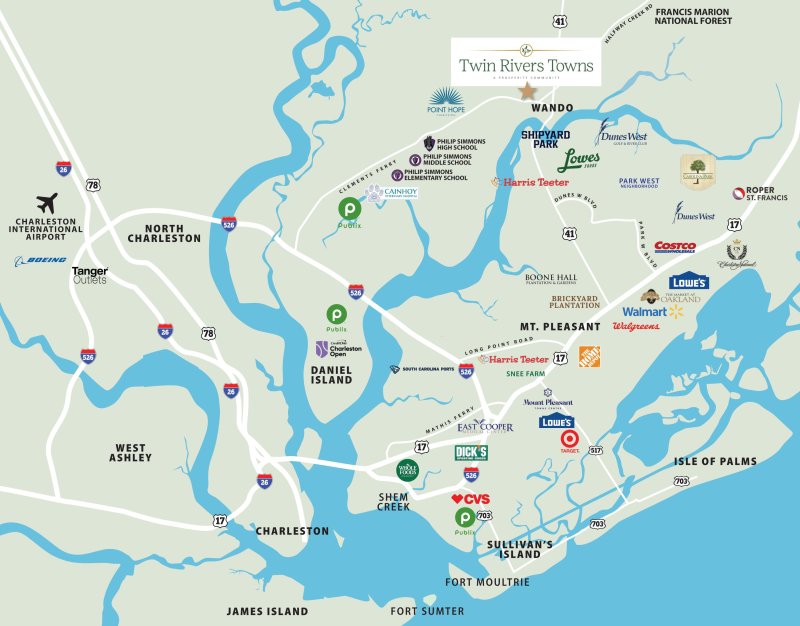 Property image 5 at 401 Twin Rivers Drive, Wando, SC 29492