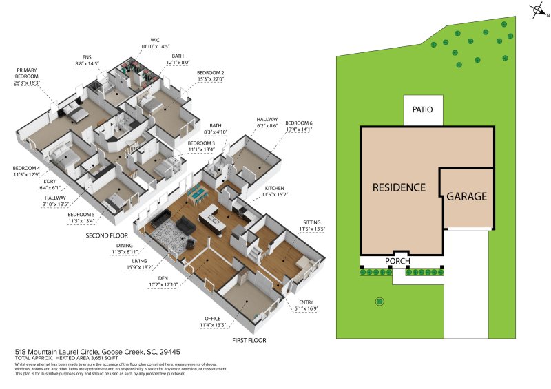 Property image 2 at 518 Mountain Laurel Circle, Goose Creek, SC 29445