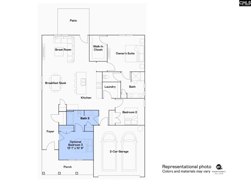 Property image 2 of 545 Hidden Rock Court in Northwoods Villas At Woodcreek Farms, Elgin, SC 29045