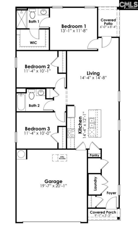 Property image 3 of 1323 Mosser Drive in Grand Oaks, Columbia, SC 29203