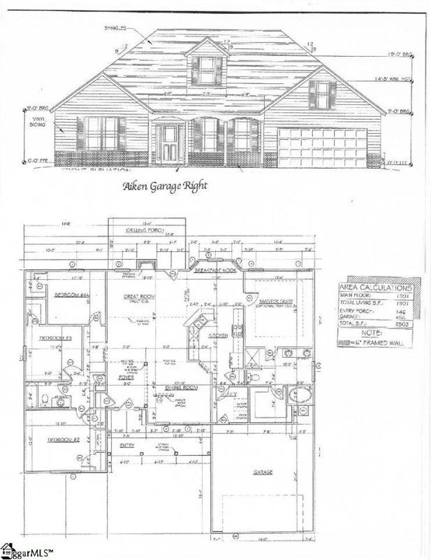 Property image 2 at 2 Honey Locust Lane, Piedmont, SC 29673