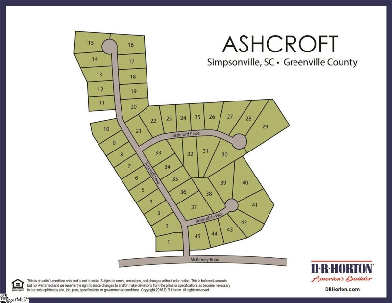 Property image 3 at 208 Ashcroft Lane, Simpsonville, SC 29681