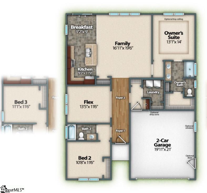 Property image 2 at 256 Cassingham Lane, Boiling Springs, SC 29316