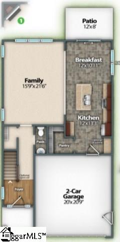 Property image 2 at 509 Baycraft Lane, Simpsonville, SC 29681