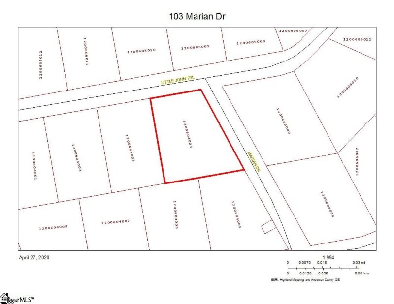 Property image 2 at 103 Marian Drive, Anderson, SC 29621