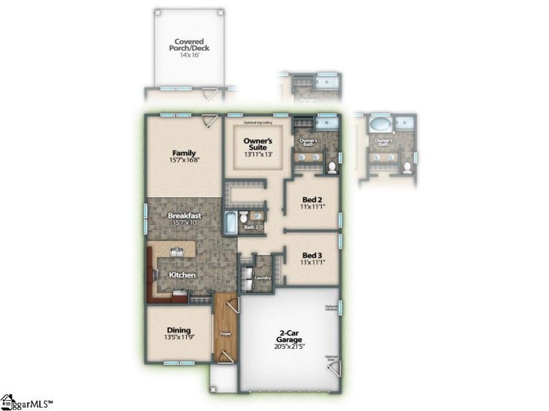 Property image 3 at 240 Cassingham Lane, Boiling Springs, SC 29316