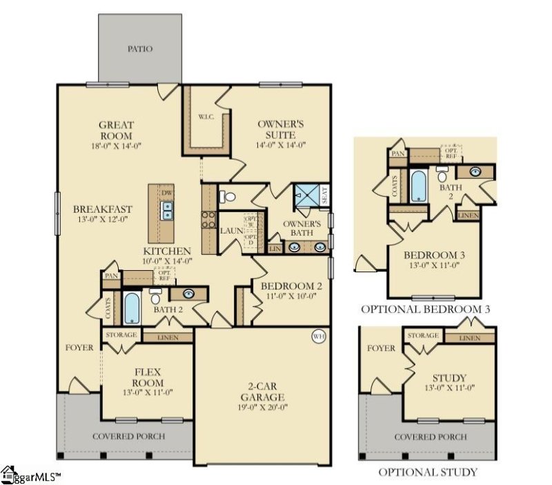 Property image 3 at 620 Morning Meadows Drive, Inman, SC 29349