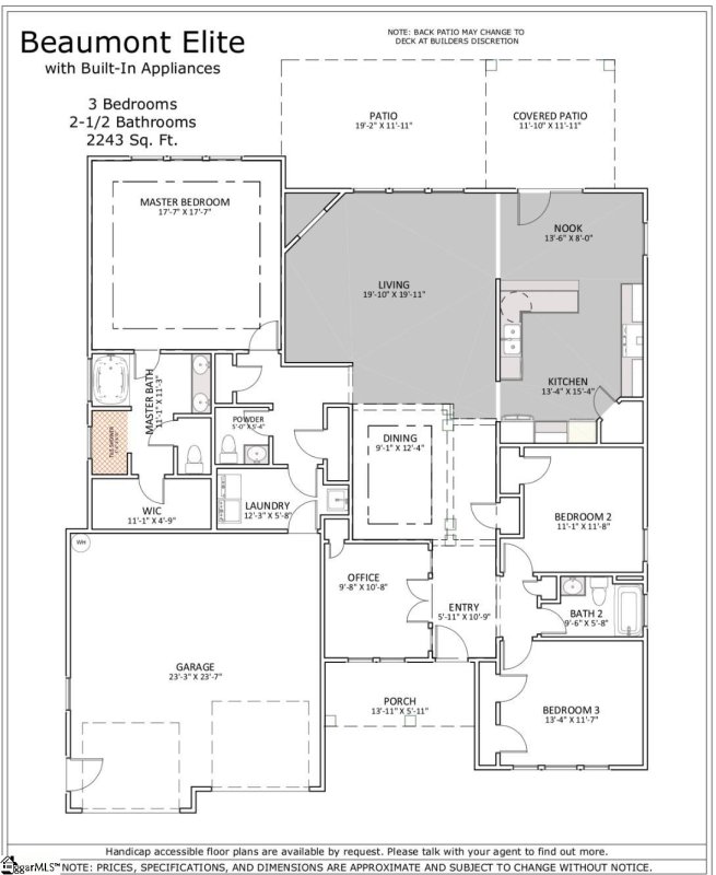 Property image 2 at 409 Navajo Court, Marietta, SC 29661