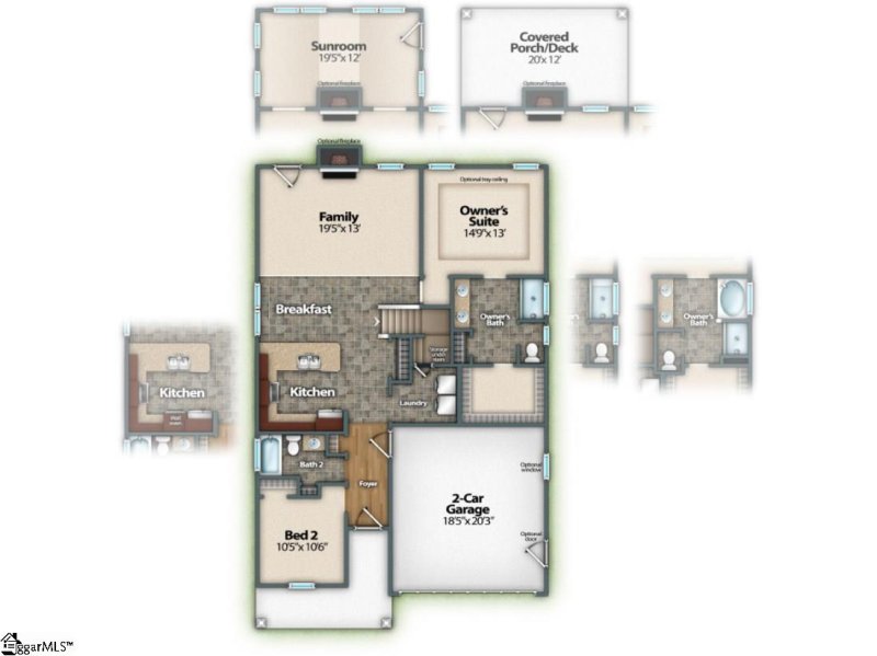 Property image 2 at 384 White Peach Way, Duncan, SC 29334