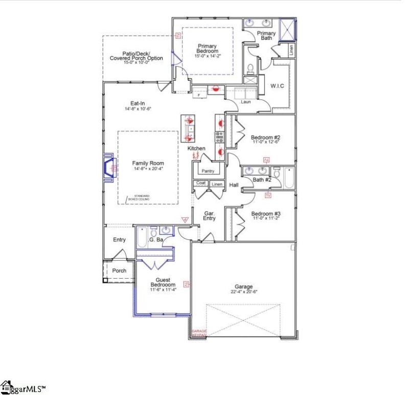 Property image 2 at 4107 Crest Ridge Lane, Boiling Springs, SC 29316-0000