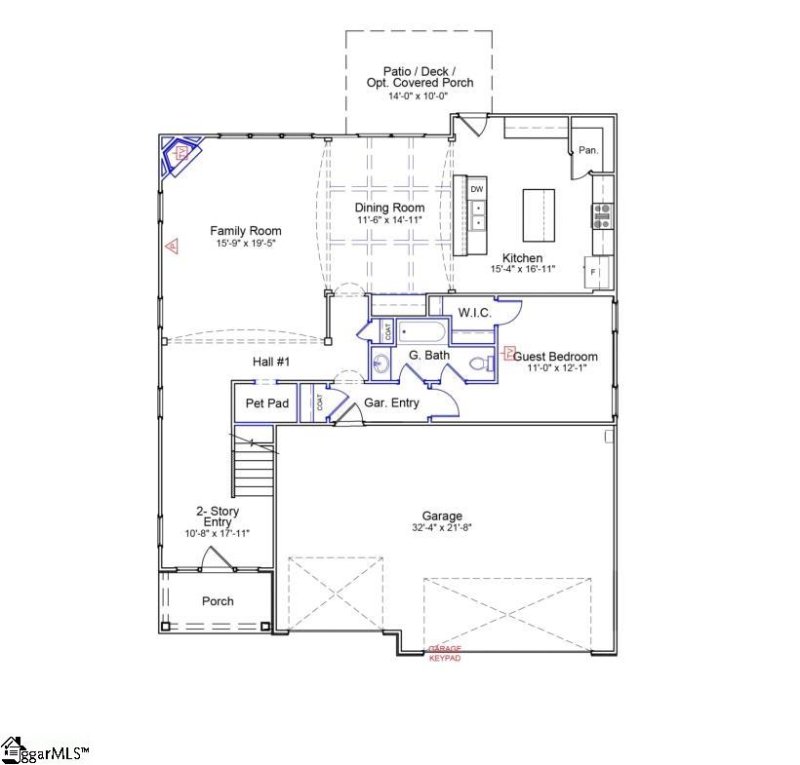 Property image 2 at 4123 Crest Ridge Lane, Boiling Springs, SC 29316-0000