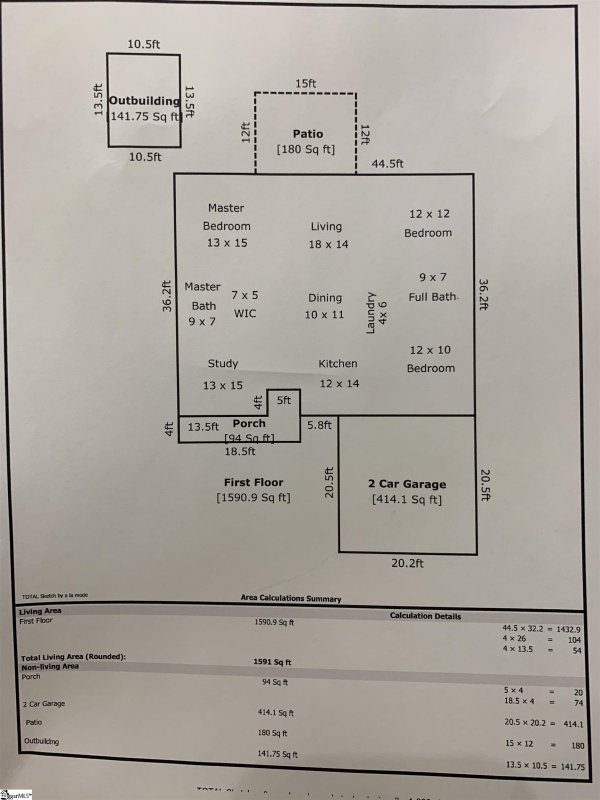 Property image 5 at 405 Tripmont Court, Simpsonville, SC 29680