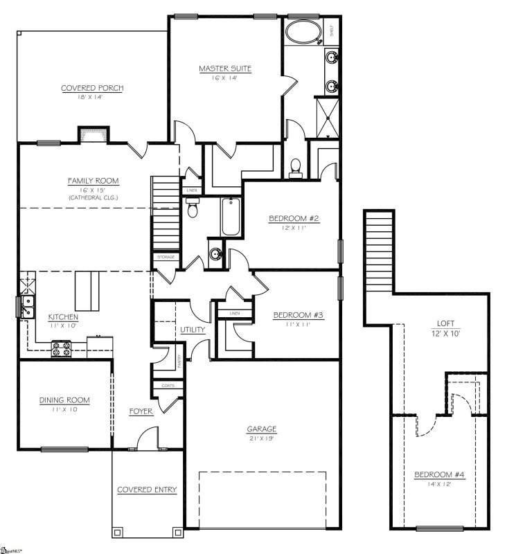 Property image 3 at 7022 Langdale Court, Greer, SC 29651