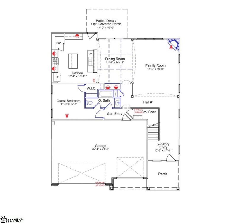Property image 2 at 4224 Winding Ridge Lane, Boiling Springs, SC 29316-0000