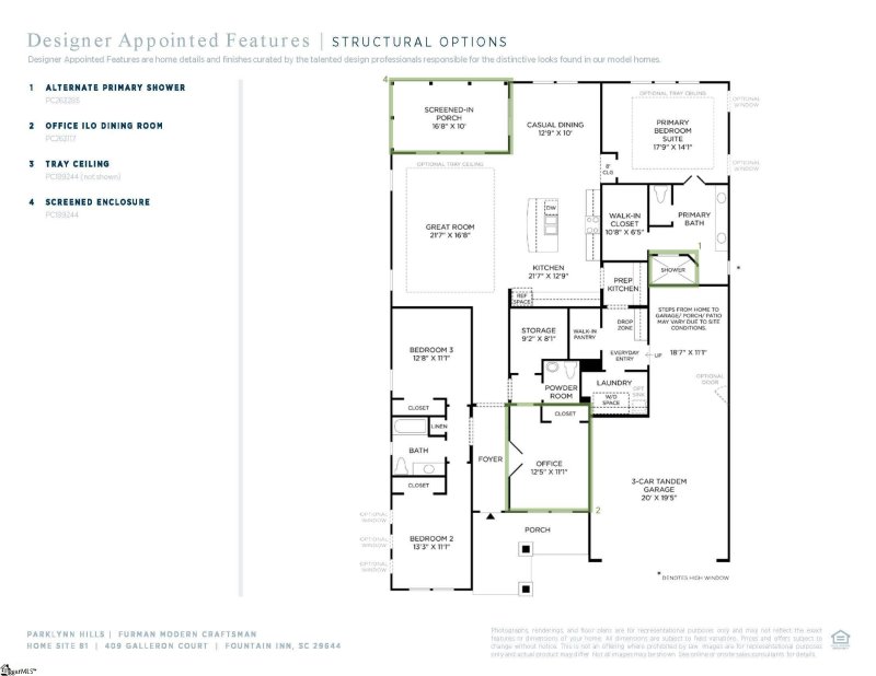 Property image 2 at 409 Galleron Court, Fountain Inn, SC 29644