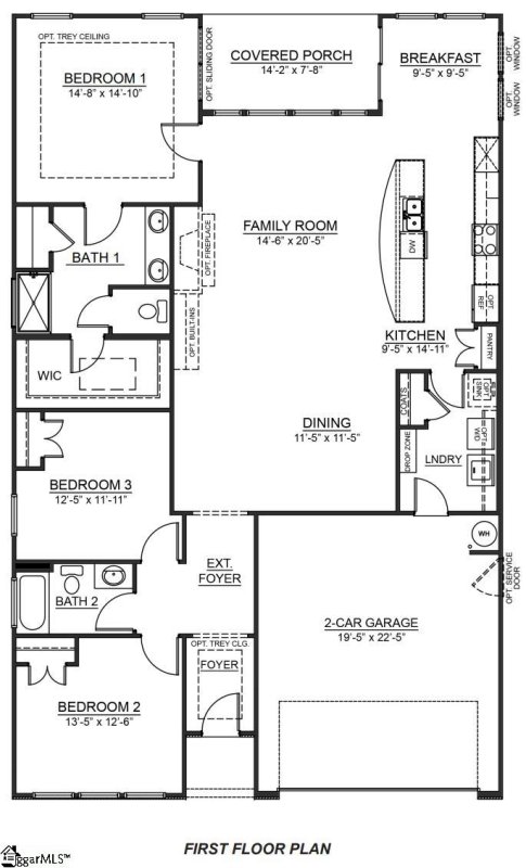 Property image 2 at 305 Addie Court, Reidville, SC 29388