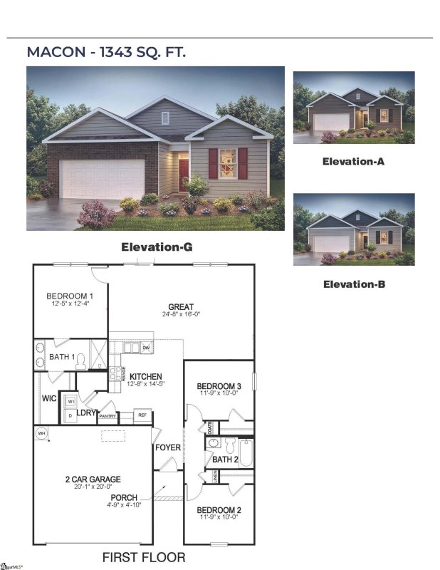 Property image 2 at 322 Arnison Road, Piedmont, SC 29673