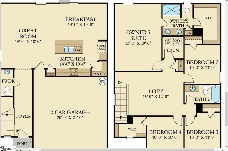 Property image 2 at 1007 Cleveland Meadows Trail, Spartanburg, SC 29303