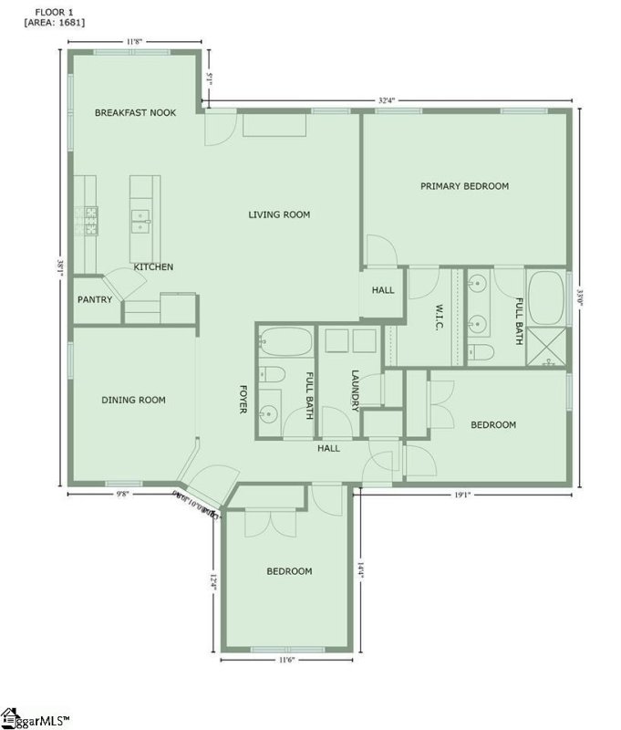 Property image 2 at 411 Hershal Court, Lyman, SC 29365