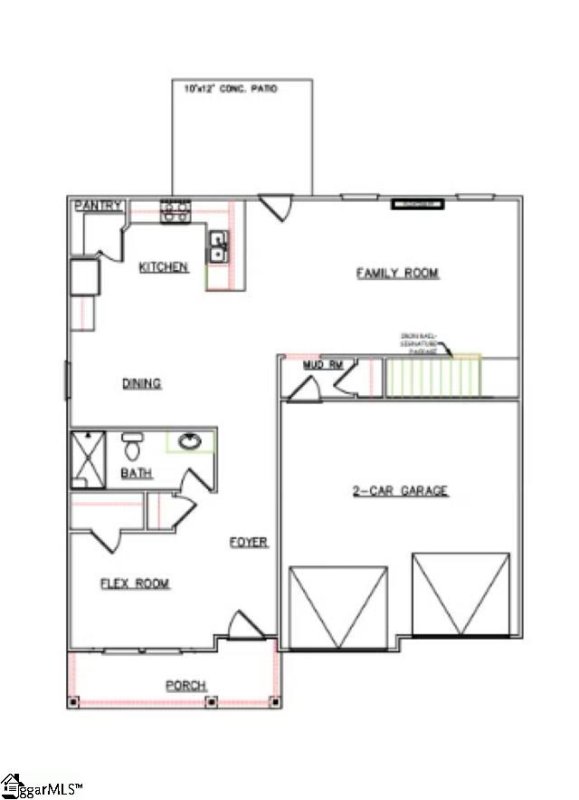 Property image 3 of 409 Haddon Trail in Rutledge Estates, Woodruff, SC 29388